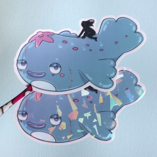 Be Brave - Whale Sticker